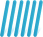 6 PCS Reusable Silicone Stirring Stick, Silicones Stirrings Sticks, Blue Reusable Silicone Wax Stick Popsicle Sticks Tools, for DIY Crafts, Resin, Liquid, Paint