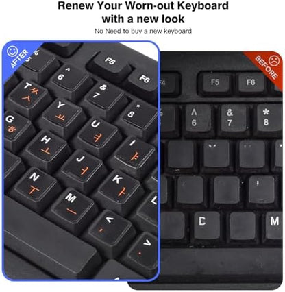 2PCS English Keyboard Stickers - Image 4