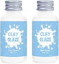 2 x 50ml Air Dry Clay Glaze, Clay Glaze Air Dry for Airdry Clay, Air Dry Clay Varnish Can Not Only Used to Prevent Clay Cracking, Scratches, and Wear,It Can Also Having a Glaze Effect (Gloss+Matte)