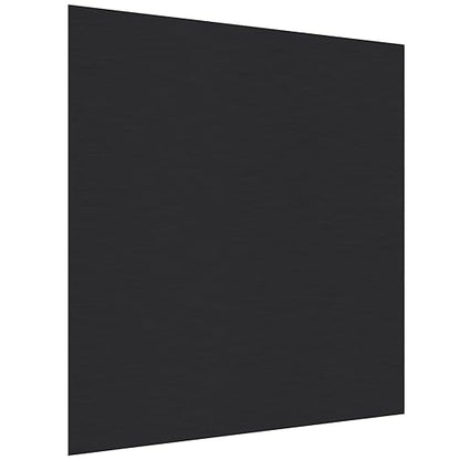 Anodized Aluminum Sheet Metal 12 x 12 x 1/16 Inch Black Anodized Aluminum Metal Plates Engraving Blanks for Laser Engraving, 1.50MM Thin Decorative Aluminum Metal Sheets for Crafting, House Decoration