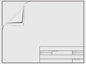 Geyee 10 Sheets Architectural Vellum Paper Translucent White Vellum Sheets Drafting Paper Rag with Border and Title Block(18 x 24 Inches)