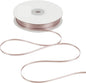 HUIHUANG Solid Color Satin Ribbon 1/8 inch x 100 Yards Roll Ribbon Double Faced for Crafts Gift Wrapping DIY Bows Wedding Invitation Card (Dusty Rose)