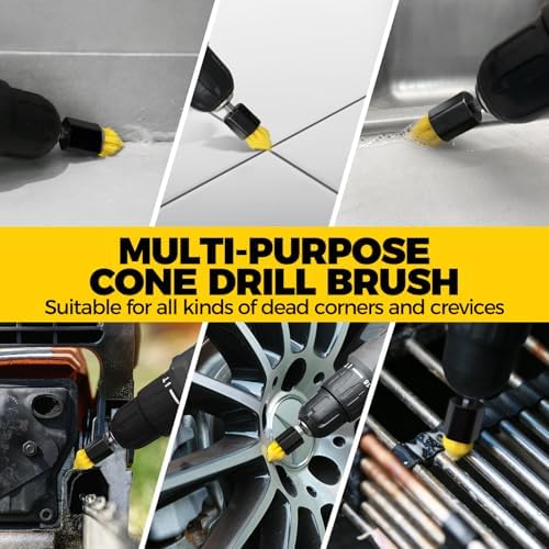 Holikme 8Piece Drill Brush Attachment Set - Image 5