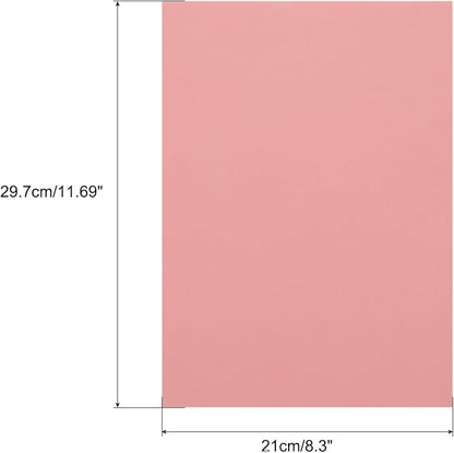 MECCANIXITY Colored Vellum Paper, 20 Sheet Light Pink Transparency 11.7 x 8.2 Printable Vellum Paper, Translucent Vellum Sheets for Printing Wedding Invitations, Ink Jet Laser Printer