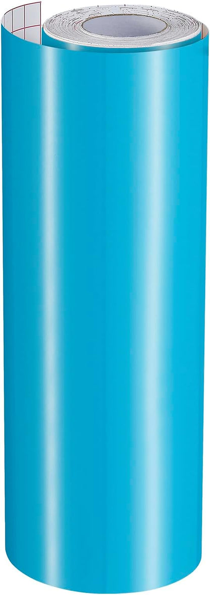 Ant Smart Adhesive Permanent Vinyl Compatible with Cricut Explore and Maker Series Without Cutting Mats, Create DIY Projects, Decals, Stickers & More (Light Blue, 13inch x 50ft)