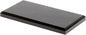 Plymor Black Acrylic Rectangular Beveled Display Base, 6" W x 3" D x 0.5" H, Pack of 12