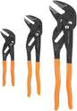 Klein Tools D53103KIT Adjustable Pliers Wrench Set, Compact High-Leverage Parallel Smooth Jaw Pliers, 7-Inch, 10-Inch and 12-Inch, 3-Piece