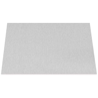 6061 T651 Aluminum Sheet Metal 12 x 16 x 1/4 (6MM) Inch Thick Flat Plain Aluminum Plate Covered with Protective Film, Heat Treatable Rectangle 6MM Aluminum Metal Plate for Industrial