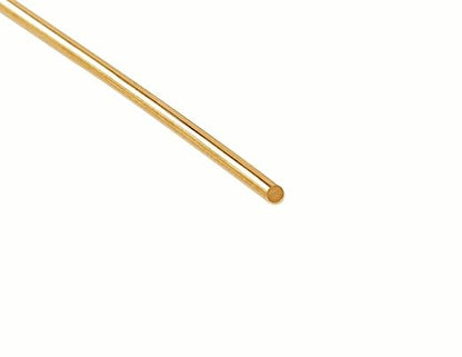 18 Gauge, Jeweler's Brass Wire, Red Brass, Round, Dead Soft, CDA #230 Alloy Jewelry Grade Made in USA - 5FT by CRAFT WIRE
