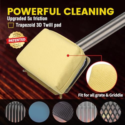 XUDAKAIXIN Grill Brush Bristle Free, BBQ Replaceable Scraper Cleaning Head - Image 3