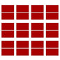 Laser Engraving Blank Red ABS Double Color Plastic Sheet, 11.8x6.49x0.05 inch Materials Double Color Plastic Sheet for Interior Signs, Badges (Red)