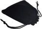 Colorsheng 20pcs 4.5 "X 5.5" Velvet Drawstring Cloth Jewelry Pouches Gift Candy Bags Wedding Headphones Bag (Black)