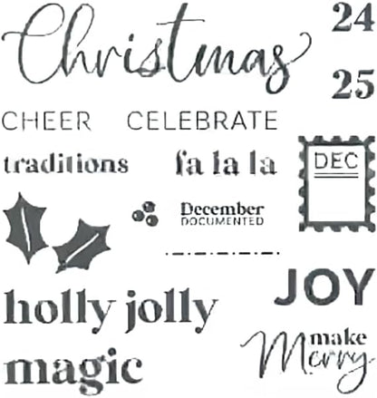 2025-2026 Stamps and Dies for Card Making, Stamps and Dies Set 2025 for Christmas and Halloween, Die Cut DIY Various Festivals Album Scrapbooking Birthdays Greeting Card (M4333)