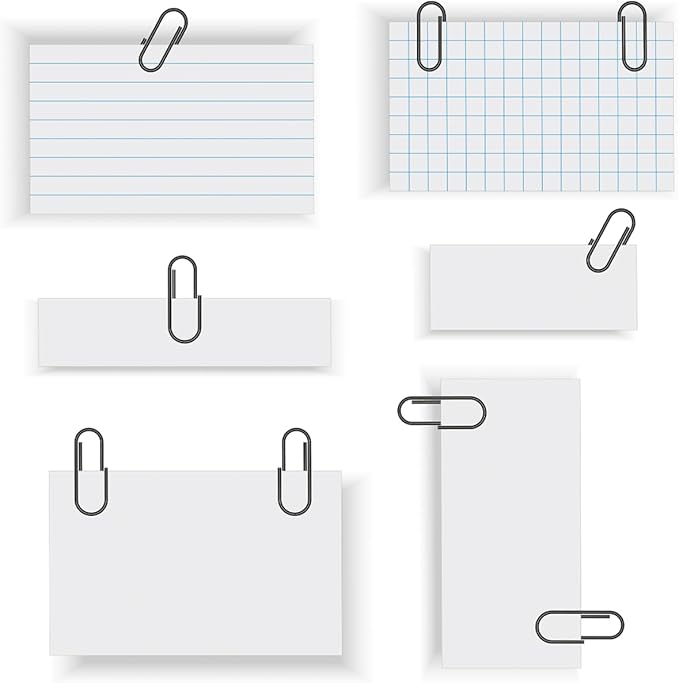 300Pcs Paper Clips and Binder Clips Set, Assorted Sizes, Paper Clips, Binder Clips, Rubber Bands for Office, Home, School, Document Organizing