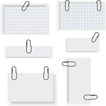 300Pcs Paper Clips and Binder Clips Set, Assorted Sizes, Paper Clips, Binder Clips, Rubber Bands for Office, Home, School, Document Organizing