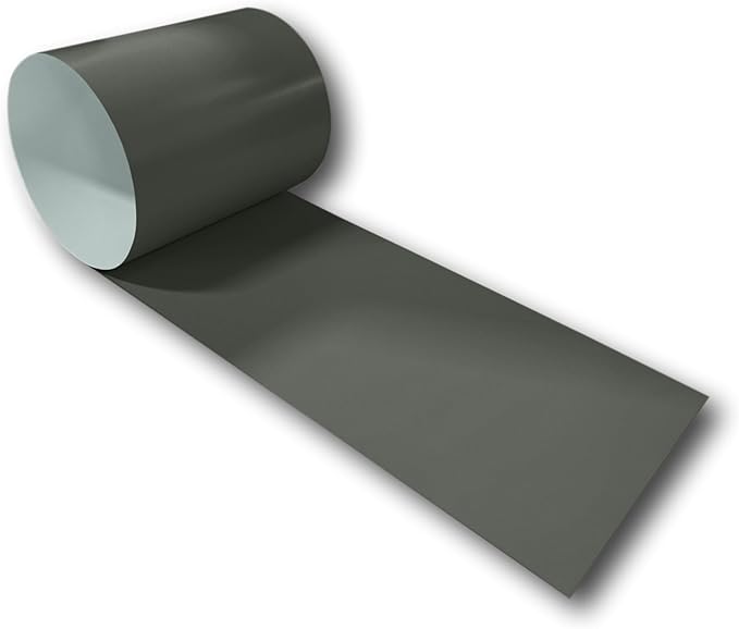 Eagle 1: 24 Gauge KYNAR 500 Sheet Metal Flashing Rolls-10 FT Long-Heavy Duty Pre-Finished Rolls-Commercial Grade-Roofing Flashing, Fascia Cover, Coping Cap-Multiple Sizes (30" x 10 FT, Musket Gray)