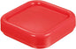 HARFINGTON Magnetic Pin Cushion Square Plastic Magnetic Sewing Pin Holder Storage Case Needle Cushion Tool for Sewing DIY Projects, Red