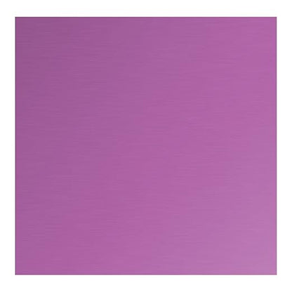 Anodized Aluminum Sheet Metal 12 x 12 x 1/32 Inch Purple Metal Plates for Laser Engraving, 0.8MM Thin Decorative Sheets for Crafting, House Decoration