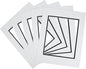 Golden State Art, 11x14 Double Mats for 8x10 - for Photos, Pictures, Frames - Acid-Free, 5 Pack, White Over Black