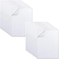 MEARCOOH 20-Pack Self Adhesive Foam Sheets, White 2mm Sticky Eva Foam Paper 6x9 Inch for 3D Crafts Cardmaking Classroom Scrapbooking