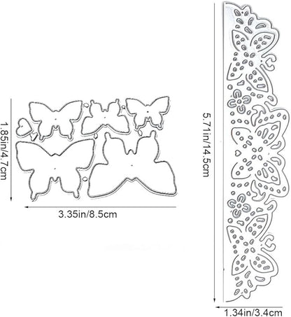 Lace Metal Cutting Dies Butterfly Lace Cut Die for Card Making DIY Scrapbooking Album Paper Decorative Stencil