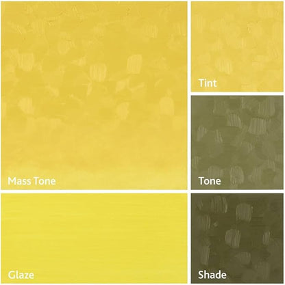 Tusc & Pine Artist Oil Paint - Naples Yellow Pastiche, 40 ml, Non-Yellowing, Rich & Creamy Consistency, Maximum Pigment Load, Small Batch Milled Oil Paints Made in the USA for Professional Artists