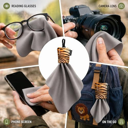 SPUDZ Classic Microfiber Lens Cleaner – Clip-On Pouch, Washable – - Image 4