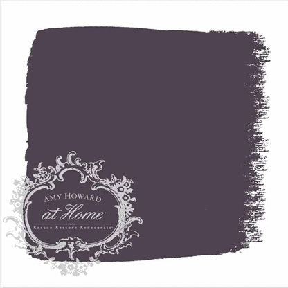 AMY HOWARD AT HOME Chalk-Based One Step Paint for Furniture, Cabinetry, Decor, Finish, and More | No Stripping, Sanding, or Priming | Dark Base | 16 Ounce | Going Plum Crazy