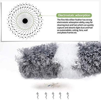 DELUX Microfiber Feather Duster Extendable Duster - Image 6