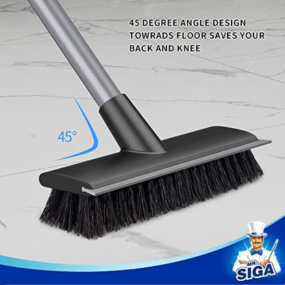 MR.SIGA Floor Scrub Brush with Long Handle - Image 5