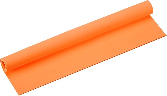 MECCANIXITY Foam Sheets Crafts 35x19 Inch 2mm EVA Craft Foam Paper Foam Sheets for Crafts Projects DIY Cosplay Modeling, Orange
