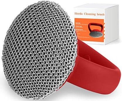 Herda Cast Iron Cleaner Scrubber by Betterqualitybetterlife