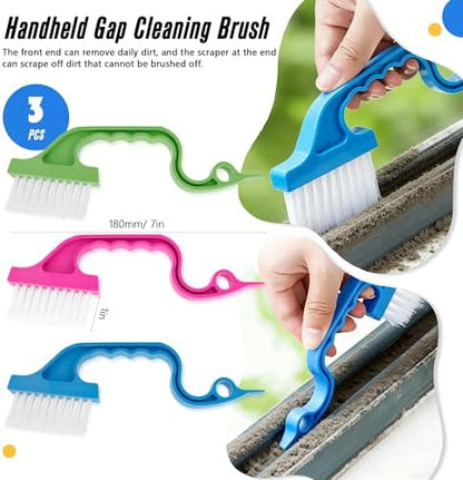 15Pcs Crevice Cleaning Brush Groove Gap Hard Bristle Cleaning Tool Small Clean - Image 4