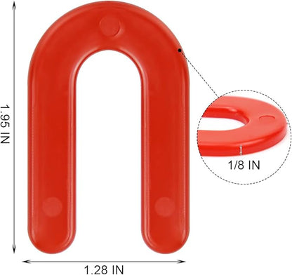 DGSL Tile Leveling System Tile Spacers 1/8 Inch, 300 pieces Horseshoe Shim U Shape Plastic Tile Leveling Clips for Various Types of Tile Leveling