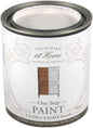 AMY HOWARD AT HOME Chalk-Based One Step Paint for Furniture, Cabinetry, Decor, Finish, and More | No Stripping, Sanding, or Priming | Ultra-Light Base | 16 Ounce | Ballet White