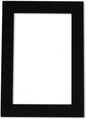 Poster Palooza 8x10 Mat Bevel Cut for 5x8 Photos - Acid Free Black with Black Core Precut Matboard - For Pictures, Photos, Framing - 4-ply Thickness