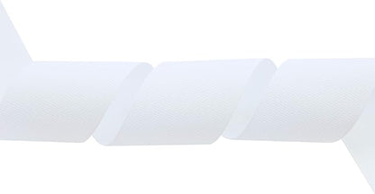 ITIsparkle 11/2" Inch Grosgrain Ribbon 25 Yards-Roll Set for Gift Wrapping Cake Decoration Party Favor Hair Braids Hair Bow Baby Shower Decoration Floral Arrangement Craft Supplies, White Ribbon