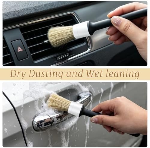 ZUFECY 3-Pack Car Detailing Brushes, and Tight Crevices - Image 5