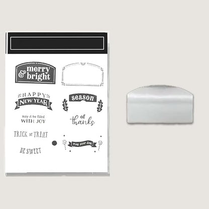 2025-2026 Stamps and Dies for Card Making, Stamps and Dies Set 2025 for Christmas and Halloween, Die Cut DIY Various Festivals Album Scrapbooking Birthdays Greeting Card (M4340)