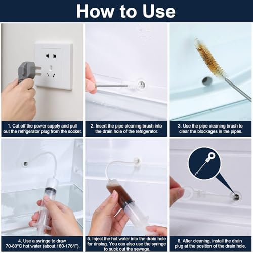 XANGNIER Refrigerator Water Line Cleaning Brush Kit - Image 4