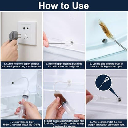 XANGNIER Refrigerator Water Line Cleaning Brush Kit - Image 4