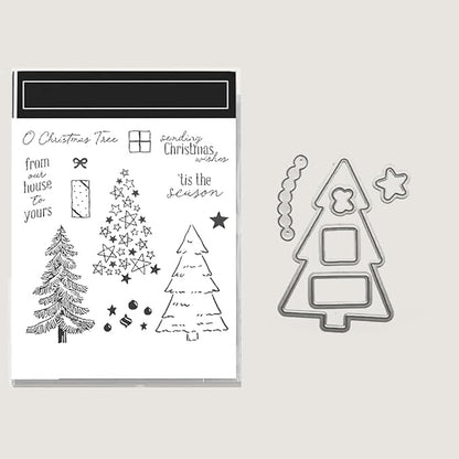 2025-2026 Stamps and Dies for Card Making, Stamps and Dies Set 2025 for Christmas and Halloween, Die Cut DIY Various Festivals Album Scrapbooking Birthdays Greeting Card (M4339)