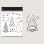 2025-2026 Stamps and Dies for Card Making, Stamps and Dies Set 2025 for Christmas and Halloween, Die Cut DIY Various Festivals Album Scrapbooking Birthdays Greeting Card (M4339)