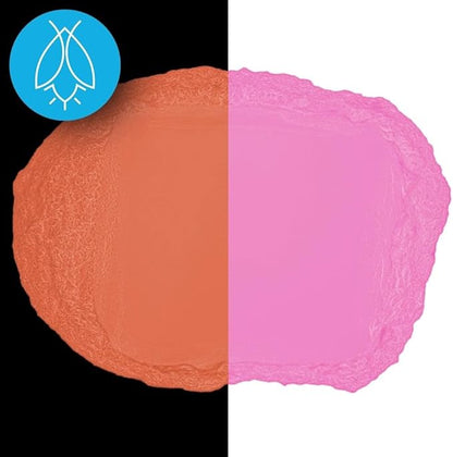 Glow in The Dark Pigment Powder - Neutral and Fluorescent Color for Art Painting, Fine Art, Nail Art Paint, and DIY Crafts - Long Lasting 10+ Color Options - Fluorescent Pink - (1 Ounce/30 Grams)