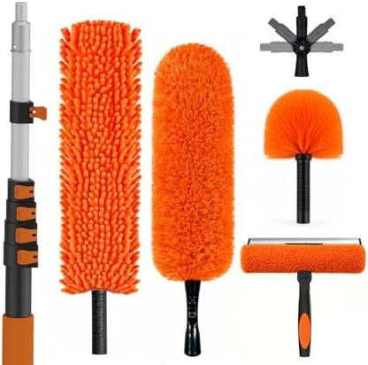 SISUPASSIE 30FT Reach High Ceiling Duster Kit, Window Cleaning kit by Focusonproduct