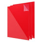 uxcell 3Pcs Acrylic Sheets 12x12 Inch Acrylic Panel 1/8 Inch-3mm Plastic Board for Picture Frames Sign Holders DIY Display Projects Craft, Clear Red