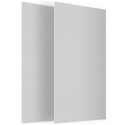 2Pack 6061 T651 Aluminum Sheet Metal 6" x 12" x 1/16"(0.06”) Flat Plain Thin Aluminum Plate Covered with Protective Film, 1.5mm Heat Treatable Rectangle Aluminum Metal Plate for Crafting, lndustry
