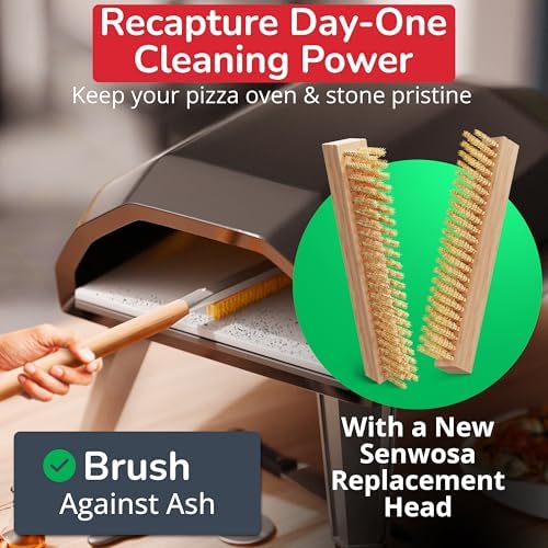 Senwosa Pizza Oven Brush Head Replacement Set - Image 5