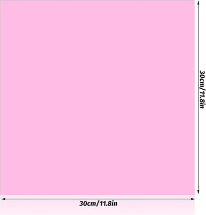 Lystaii 9pcs Lighting Gel Filter 11.8 x 11.8 Inches Gel Light Filter Color Correction Colored Overlays Transparent Color Filters Film Plastic Sheets for Film, Video, Photo, Stage Studio (Pink)