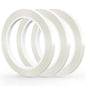 GLAMFIELDS 3 Rolls 1/4" 60Yd Floral Tapes,Clear Floral Tape,White Floral Tape for Bouquet Stem Wrap, Waterproof Florist Tape for Flower Arrangements Supplies Craft Corsages Wedding 60 Yd/Roll